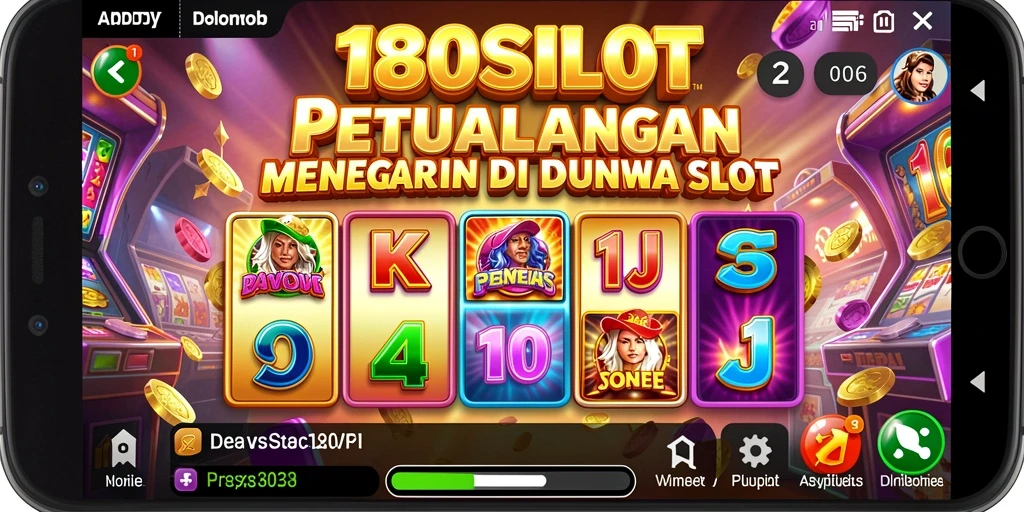 Screenshot utama 180SLOT menampilkan aksi gameplay yang seru dan menegangkan.