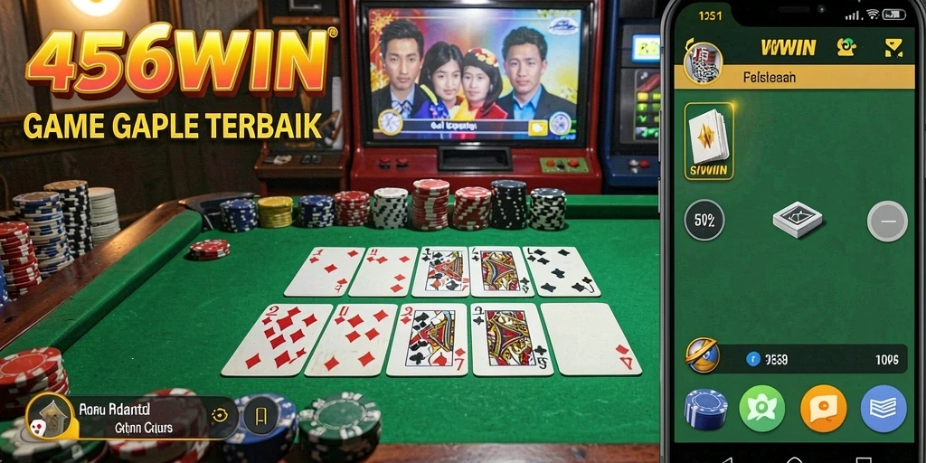 Screenshot gameplay 456WIN menampilkan suasana seru permainan Gaple.