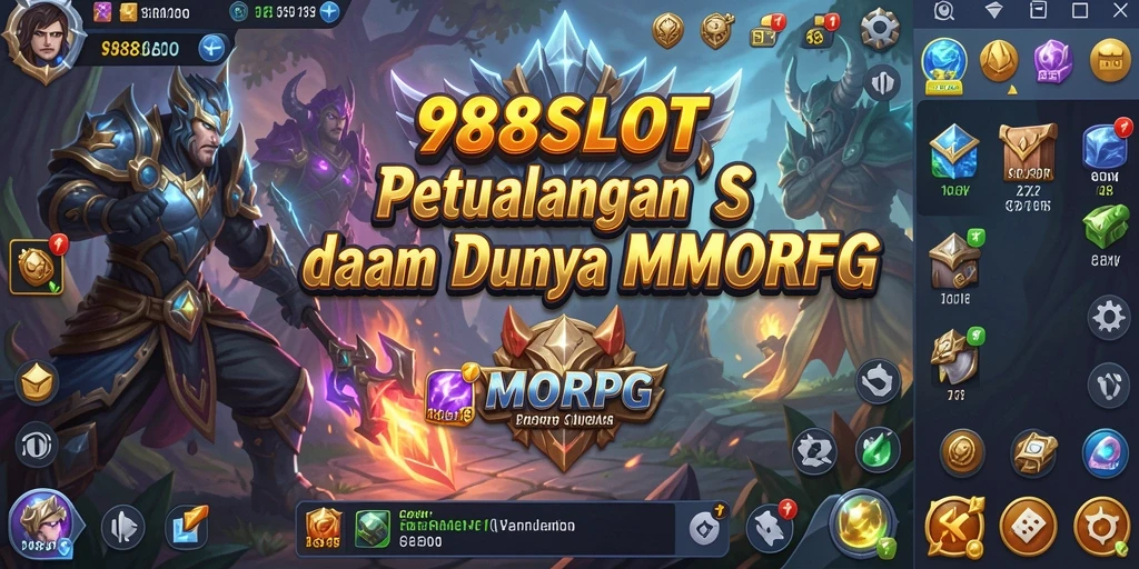 Tampilan gameplay seru dari 988SLOT dalam dunia MMORPG.
