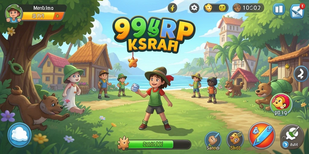Tampilan menarik dari gameplay 99RP dengan interaksi karakter.