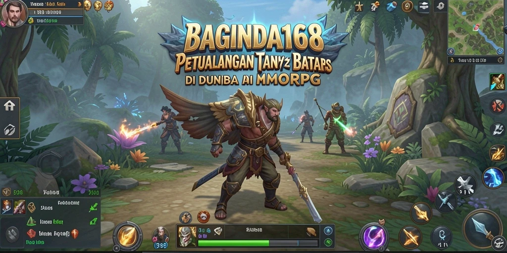 Screenshot menunjukkan aksi seru dalam pertarungan MMORPG BAGINDA168.