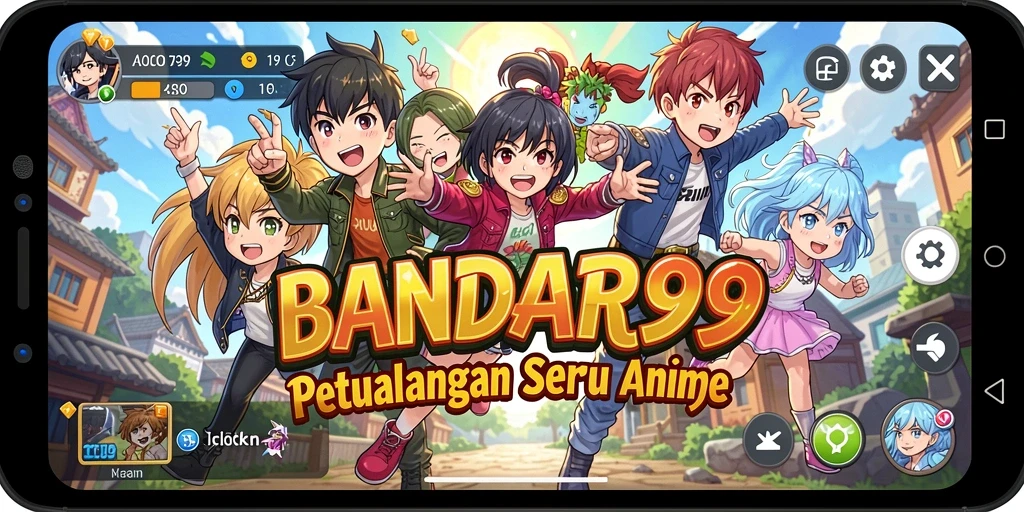 Tampilan epik gameplay BANDAR99 dalam dunia Anime yang menakjubkan.
