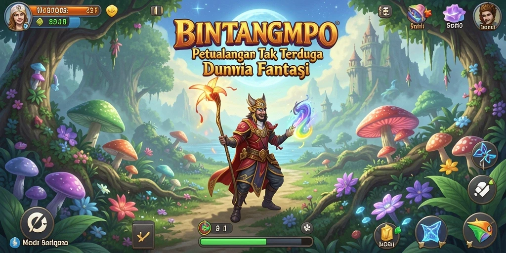 Gameplay seru di BINTANGMPO dengan petualangan menantang.
