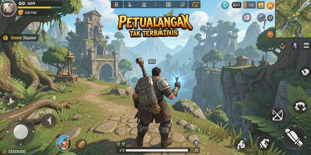 Gameplay epik di dunia terbuka GG99 dengan grafik menakjubkan.