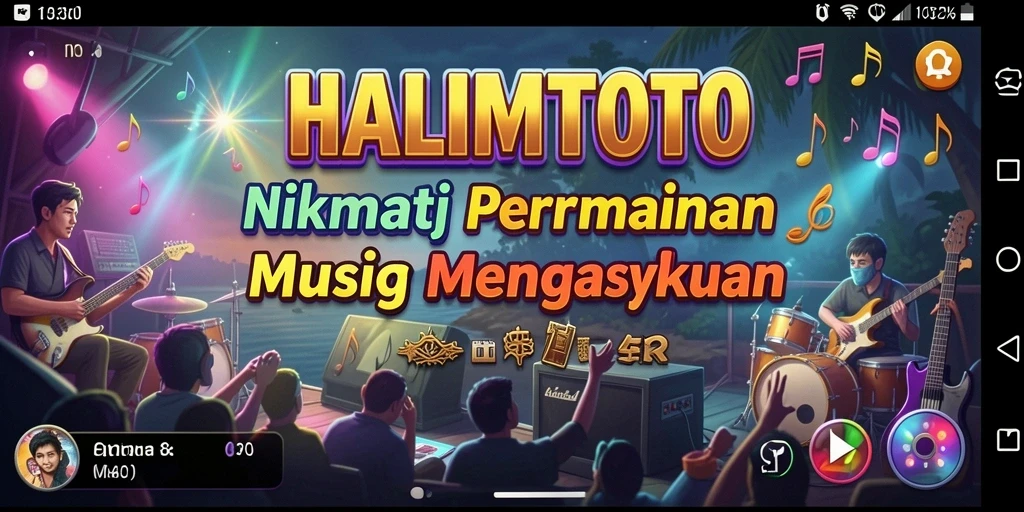 Tampilan gameplay HALIMTOTO yang seru dan interaktif.