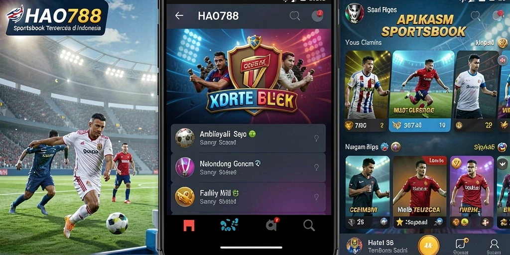 Tampilan gameplay HAO788 saat melakukan taruhan olahraga.