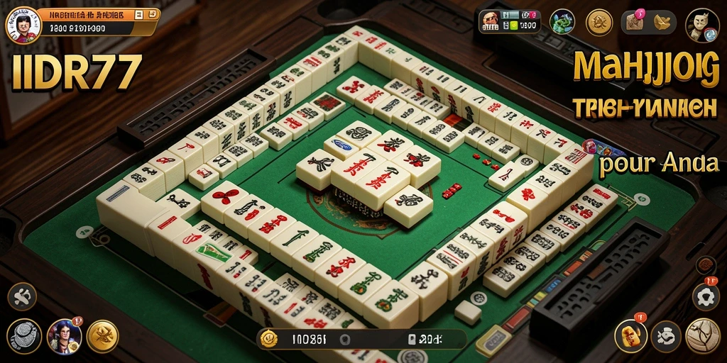 Tampilan gameplay Mahjong yang seru dan menantang di IDR77.
