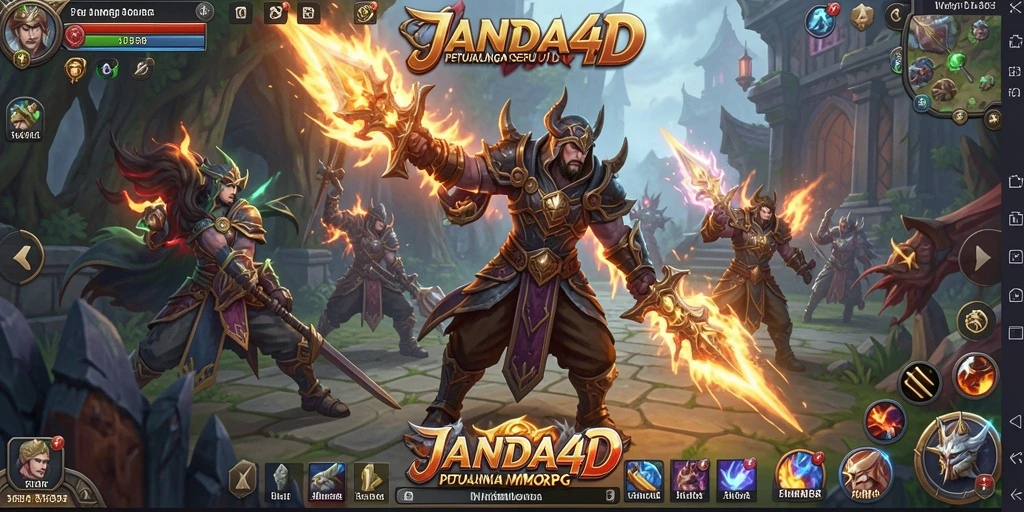 Screenshot gameplay menampilkan aksi seru di dunia <strong>JANDA4D</strong>.