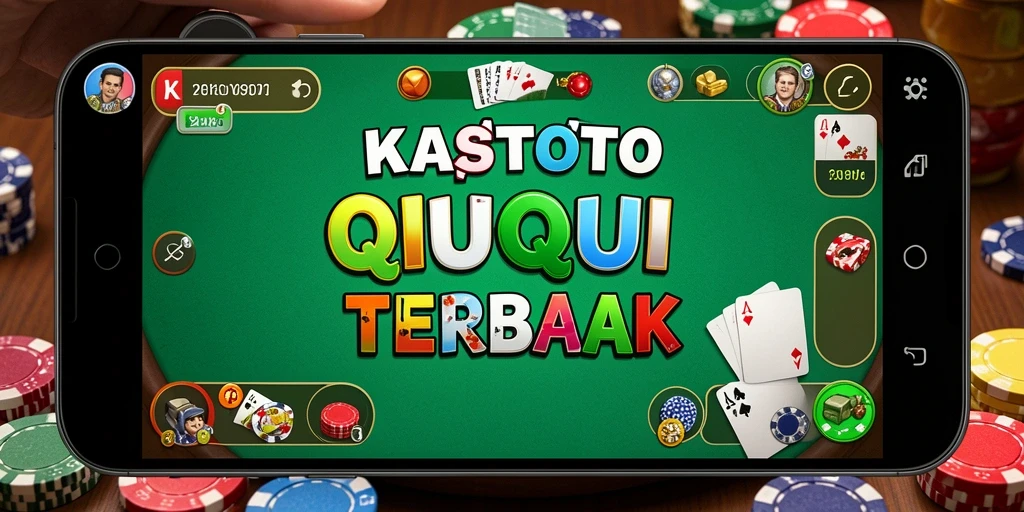 Screenshot gameplay KASTOTO yang menampilkan suasana seru bermain QiuQiu.