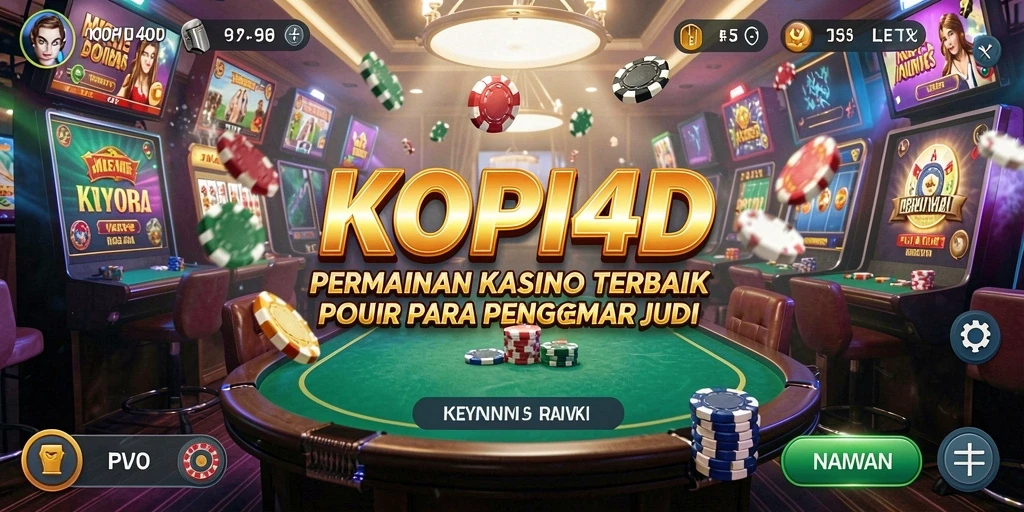 Tampilan gameplay KOPI4D yang mengasyikkan dan penuh warna.