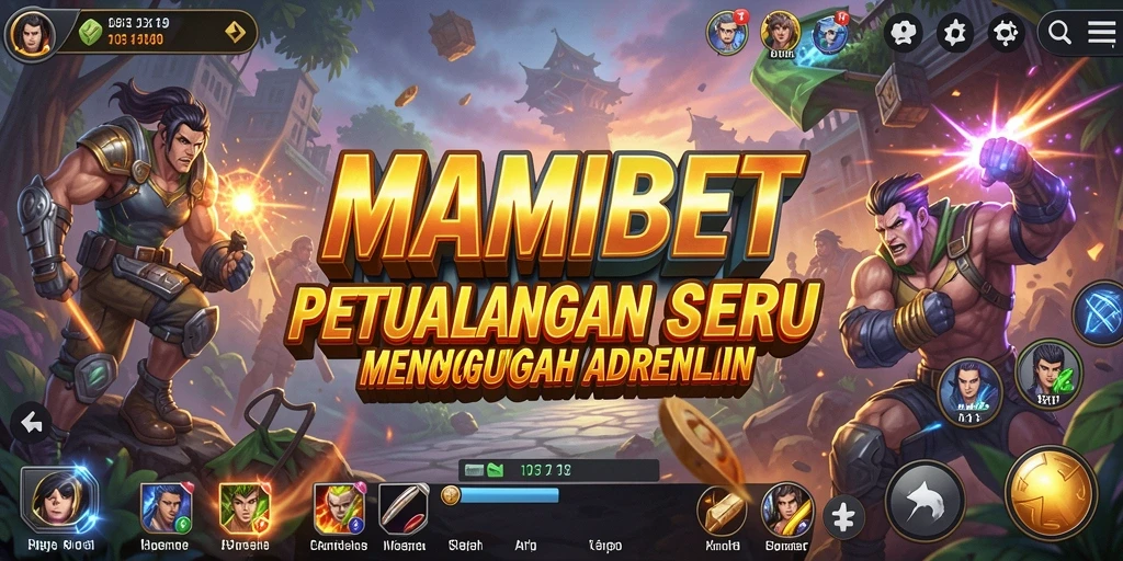 Tampilan gameplay MAMIBET yang menakjubkan dan mendebarkan.