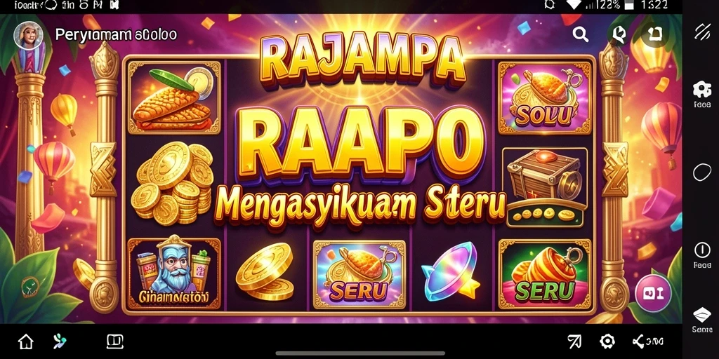 Tampilan menarik dari gameplay Slot di RAJAMPO.