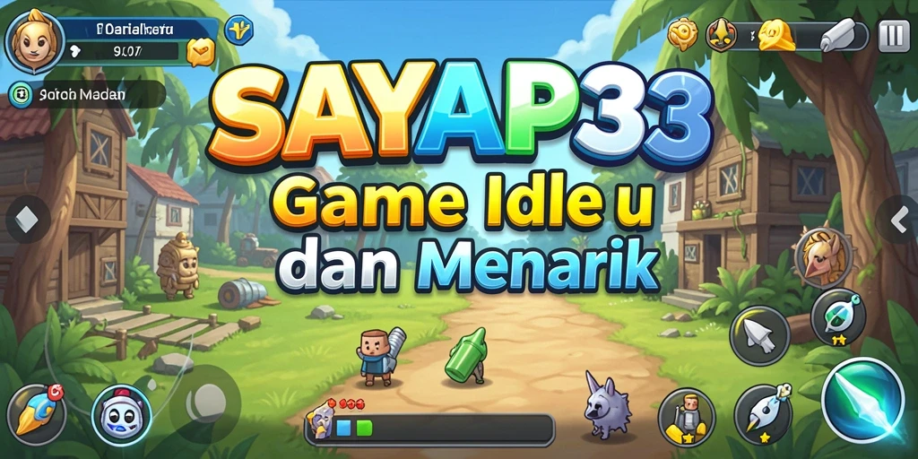 Tampilan gameplay menarik di SAYAP33 dengan mekanisme Idle.