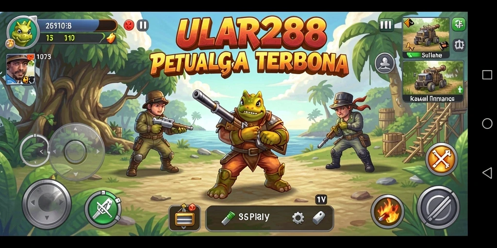 Tampilan menarik dari gameplay ULAR288 dalam dunia terbuka.