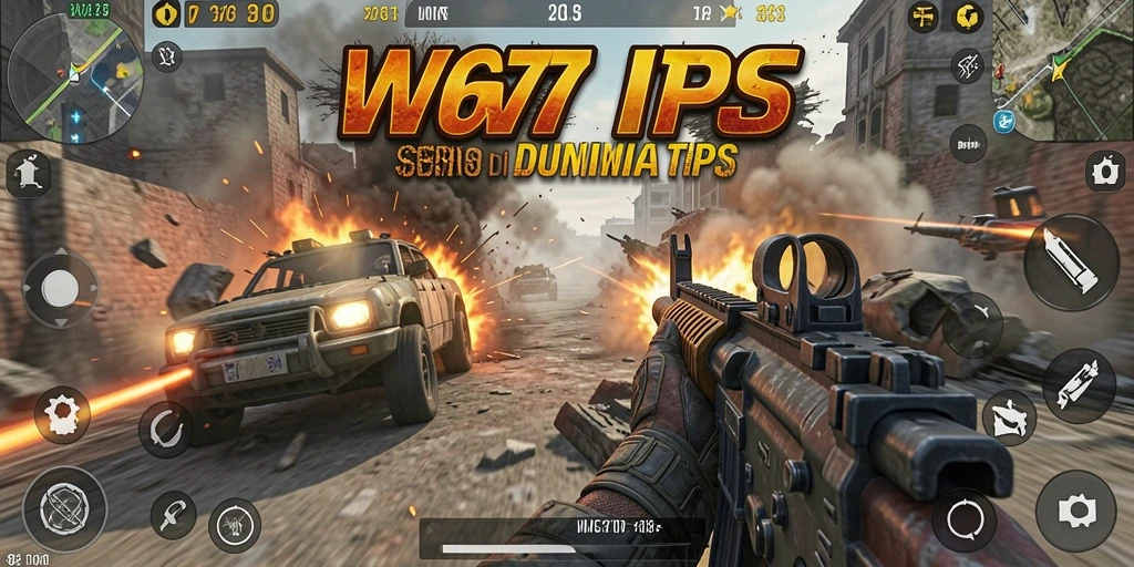 Screenshot W67 menampilkan aksi menegangkan dalam gameplay TPS.