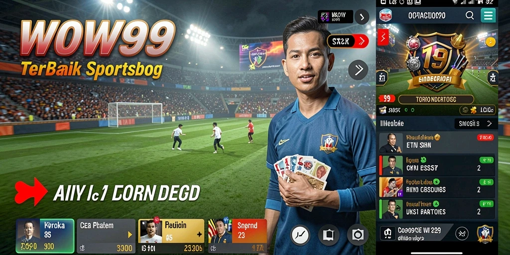 Tampilan screenshot WOW99 yang menarik dengan fitur sportsbook.